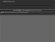 Tablet Screenshot of mailarchive.com